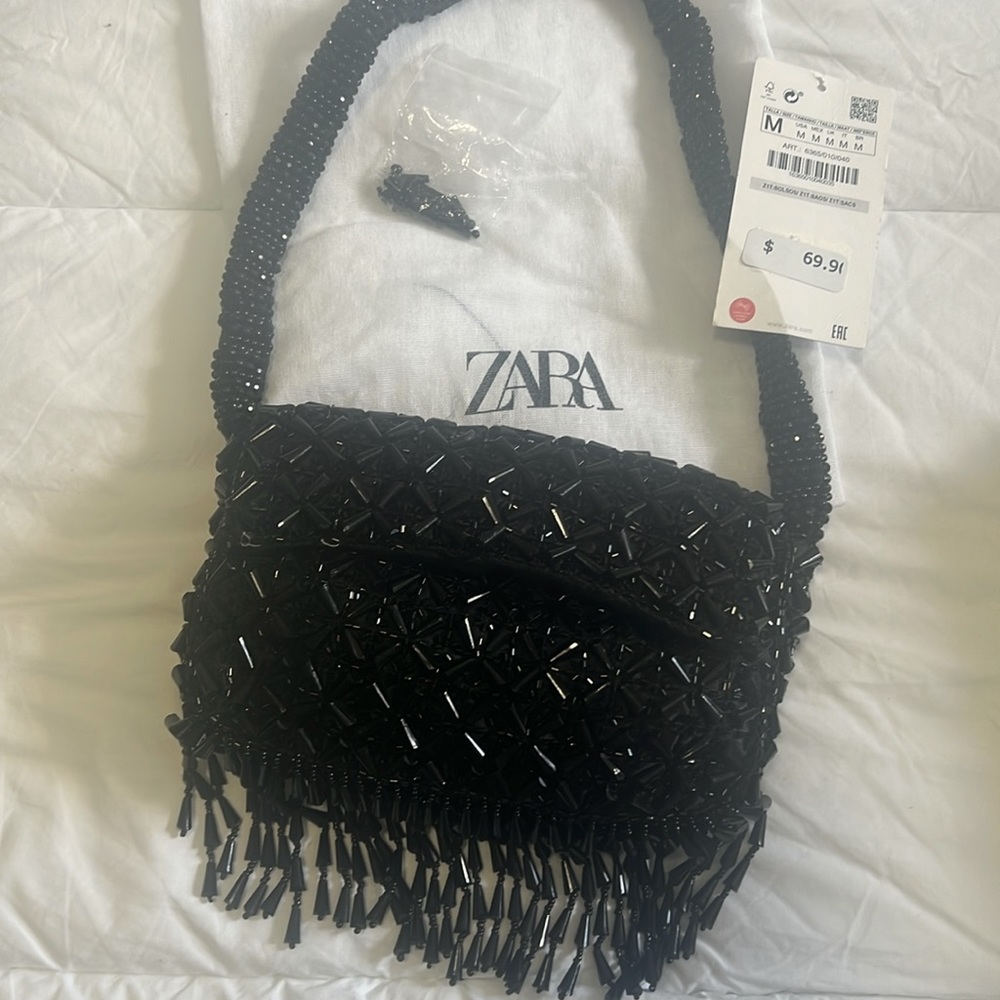 Zara beaded bag